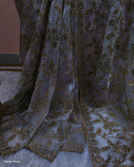 Subtle, graceful, and timeless — perfect for pujas and spiritual occasions.