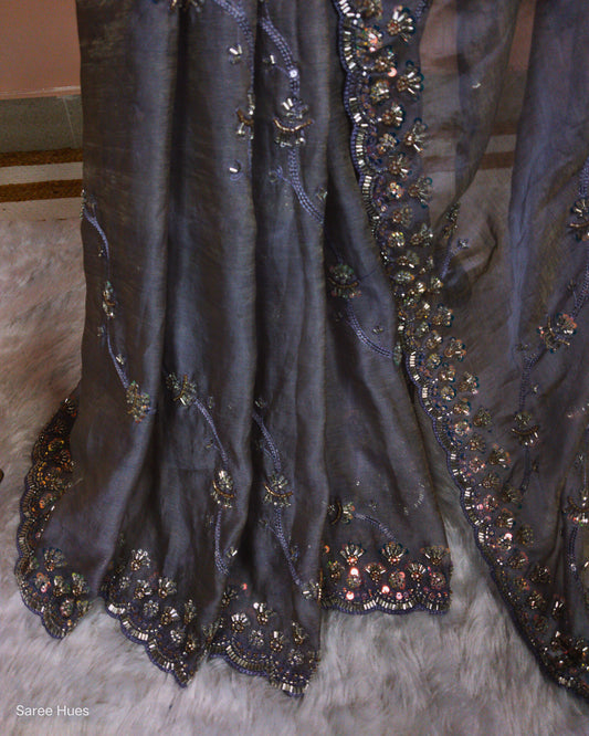Royal and radiant, a queen’s drape for her most special day.