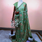 Mint Green|Floral Embroidery|Scallop Border StoneWork Saree
