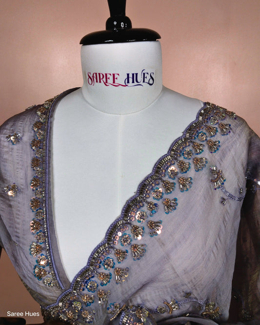 Royal and radiant, a queen’s drape for her most special day.