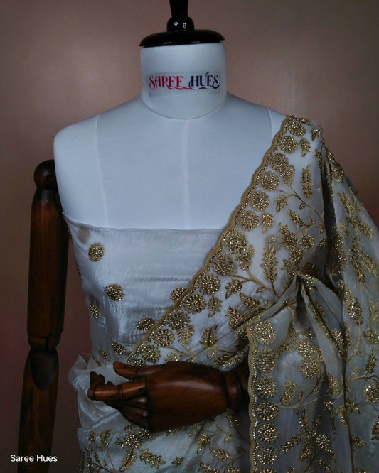 Subtle, graceful, and timeless — perfect for pujas and spiritual occasions.