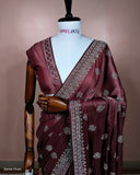 Like the first flush of love, this saree is made for engagements and anniversaries.