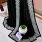 Jet Black | Premium Quality Soft Silk | Heavy Border Stonework | Micro Stonework All Over Body